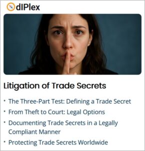 dIPlex page on the litigation of trade secrets